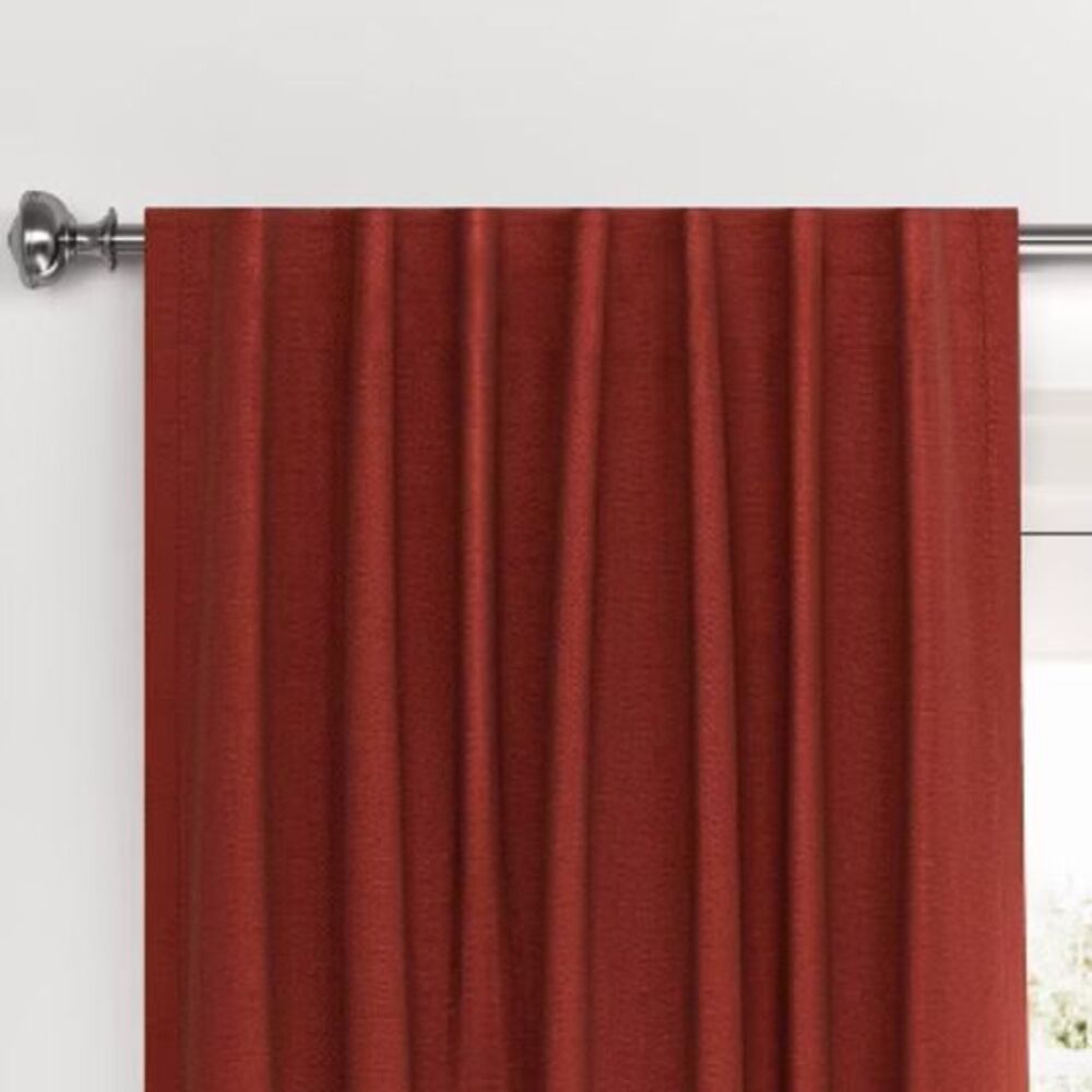 Threshold - 1pc 50"x84" Blackout Velvet Window Curtain Panel C Brown